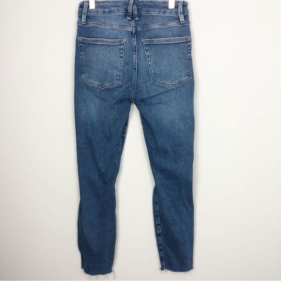 GOOD AMERICAN | Good Waist Distressed Stretchy Skinny Jeans Women’s Size 2 (26) - Picture 11 of 13